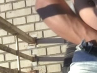 Legal Age Teenager Trio Sex On The Balcony