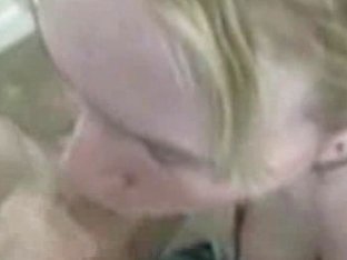 Fantastic Blonde Chick With Huge Breast Aquires A Messy Facial