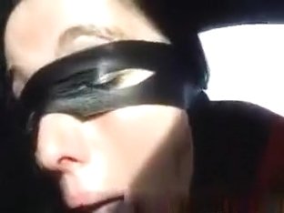Masked Asian girlfriend devouring black shaft in this oral porn