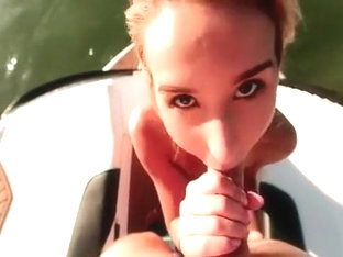 Sugar Daddy Bangs A Perfect Blonde On A Boat
