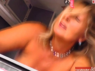 Tanned Blonde Milf With Big Natural Tits And Curvy Body Picked Up To Fuck
