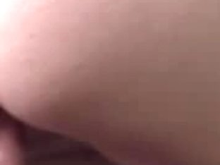 Man Shoves His Dick Between Amateur Chick's Hot Buttocks