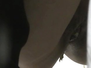 Pissing In The Toilet And Showing Bushy Pussy On Spy Cam