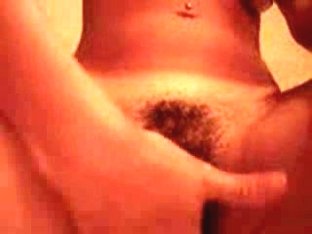 Amateur Teen Plays With Hairy Pussy