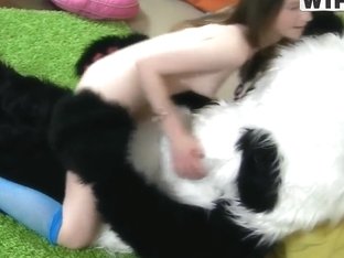 Skinny Bitch Nicki Is Having Wild Fun With Nasty Pandas