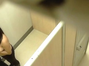 Spy Camera In Changing Room Catches A Hot Brunette Girl