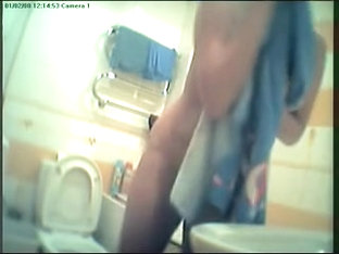 Hidden Cam Shower Girl Applying Lotion On Her Slim Body