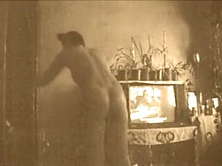 A Vintage Slutty Wife Cleaning After Gangbang