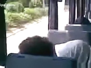 Voyeur Tapes An Arab Hijab Girl Blowing Her Bf's Cock In A Public Bus