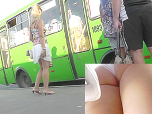 Pretty Young Girl In The New Upskirt Public Scene
