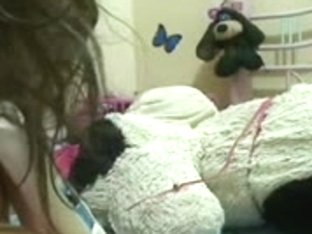 Curvy Latin Girl Masturbates On A Webcam Show