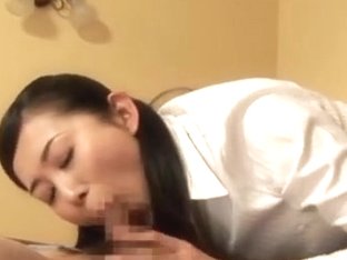 Hotel Worker Mio Kitagawa Sucks A Customer Fully Clothed