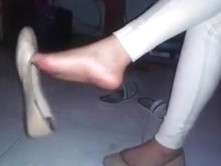 German immature shoejob in heels