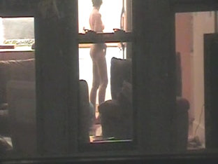 Spying Nude Skinny Neighbor