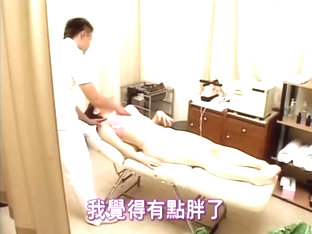 Busty Japanese gets banged in voyeur massage video