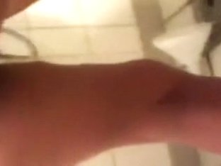 My Tattooed Dark Brown Flatmate Acquires Her Bawdy Cleft Doggyfucked In The Shower