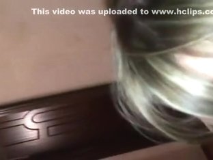 Busty Girl Sucks Her Bf's Cock And Lets Him Cum On Her Tongue