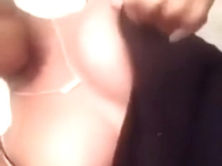 Teen Shows Off Sexy Perky Tits