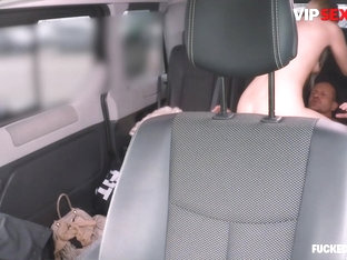 Vipsexvault - Katie Sky - Kinky Blonde Rides Big Cock On Hot Taxi Ride