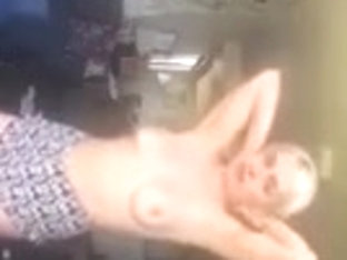 Blonde Girl On Drugs Topless On Periscope