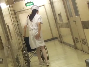 Nurse With Wheelchair Got Her Bottom Sharked From Behind