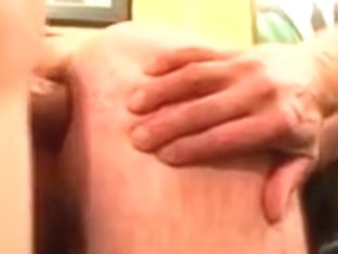Boy-friend Plays With C-cup Golden-haired's Love Button Then Sucks And Receives Drilled By Her Tho.