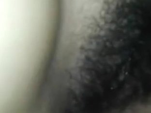 Eating Out The Wife's Massive Hairy Pussy And Fucking Her Missionary On The Sofa