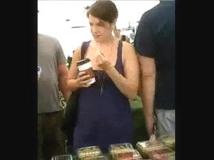 Sweet Round Ass At The Farmer's Market