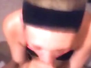 Cutie Crawls On Her Knees To Suck My Dick And Gets A Facial Reward