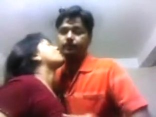 Indian Bhabi N Devar At Home Giving A Kiss & Titties Engulf