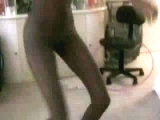 Ebony GF Dancing Naked