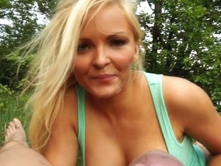 Veronika Works Out In Nature