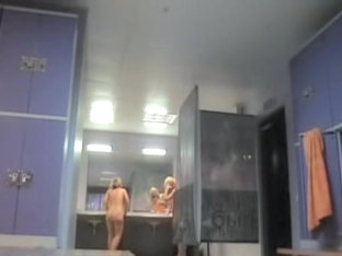 Changing Room Cutie With Naked Body Sitting On Voyeur Cam