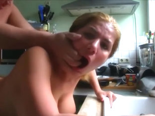 Fucking And Moaning In The Kitchen