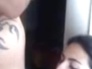 Peruvian Slut Is Happy To Give A Blowjob To Him