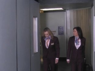 Flight Attendant Femdoms Pussyfucked