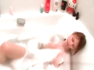 Sensual Beata Washing Her Slim Hot Body In Bathtub