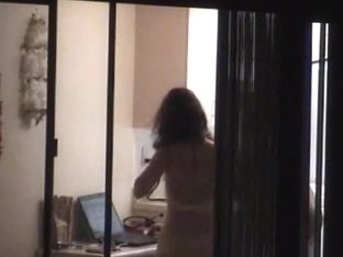 Voyeur Window Peep At A Couple Naked In Their Home