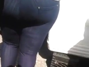Phat Assed Thick Latina In Stretchy Pants