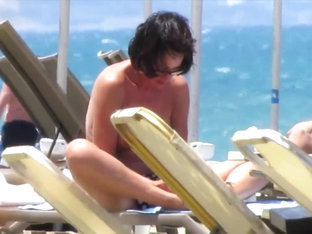 Topless Babe In Agia Marina, Creta 7