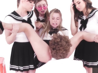 Cute Schoolgirl Petite Teen Tricked Into A Virtual Sex