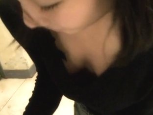Downblouse Oops Video With Mature Asian Babe With Small Tits