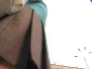 A Candid Cam View Of The Sweet Ass Under Short Skirt