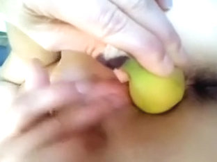My Skinny Pallid Honey Can't Live Without To Fill Her Cum-aperture With Fruits