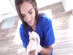 Hot Paramedic Sucks Her Brothers Cock And Fucks Him Eventually