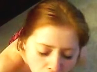 Cute Red-haired Babe Giving Me Head