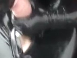 Rubber XXX Sex Video With Latex Whore With Red Heels