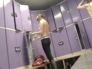 Hidden Spy Cam In Change Room Spies Topless Bimbo