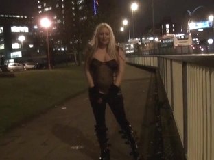 Kazb Night Of Exhibitionism And Golden-haired English Pornstar