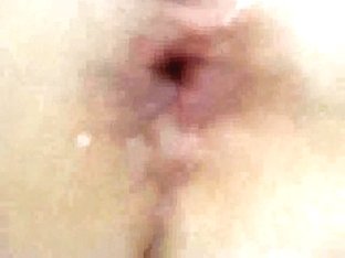 Wife's Gaping Ass And Shaved Pussy